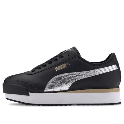 PUMA (WMNS) PUMA Roma Amor Metallic 'Black Metallic Silver'