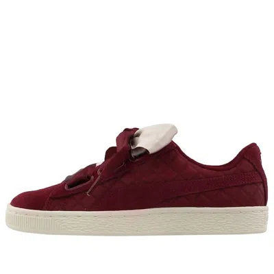 PUMA (WMNS) PUMA Suede Heart Quilt 'Cordovan'