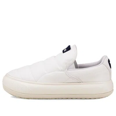PUMA (WMNS) PUMA Suede Mayu Slip-On Canvas 'White Marshmallow'