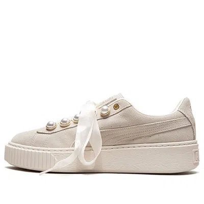 PUMA (WMNS) PUMA Suede Platform Bling 'Beige'