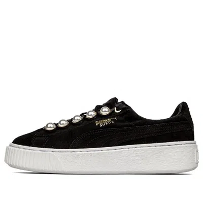 PUMA (WMNS) PUMA Suede Platform Bling 'Black'