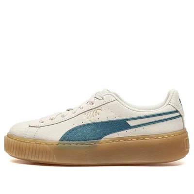 PUMA (WMNS) PUMA Suede Platform Core Grey/Blue/Gum