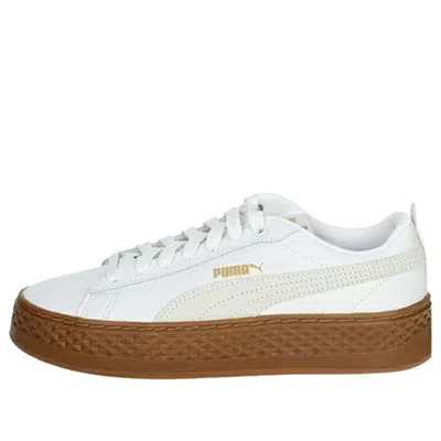 PUMA (WMNS) PUMA Suede Platform Leather Sneaker 'PUMA White'