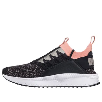 PUMA (WMNS) PUMA Tsugi Jun Low Top Running Shoes 'Black White Pink'