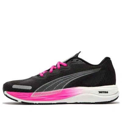 PUMA (WMNS) PUMA Velocity Nitro 2 Fade 'Black Pink White'