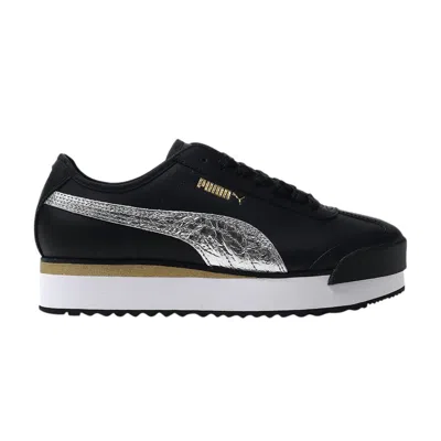 PUMA WMNS ROMA AMOR METALLIC 'BLACK METALLIC SILVER'