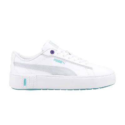 PUMA WMNS SMASH PLATFORM V2 'CANDY - WHITE ARCTIC ICE'