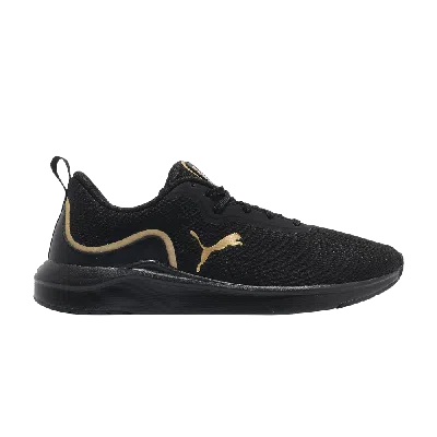 PUMA WMNS SOFTRIDE FINESSE 'BLACK TEAM GOLD'