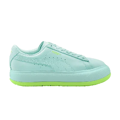 PUMA WMNS SUEDE MAYU MONO 'EGGSHELL BLUE GREEN GLARE'