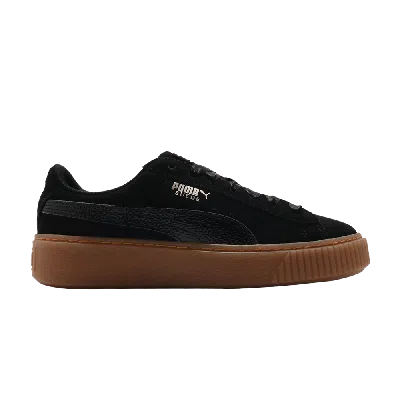 PUMA WMNS SUEDE PLATFORM 'BUBBLE - BLACK'