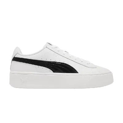 PUMA WMNS VIKKY STACKED 'WHITE BLACK'