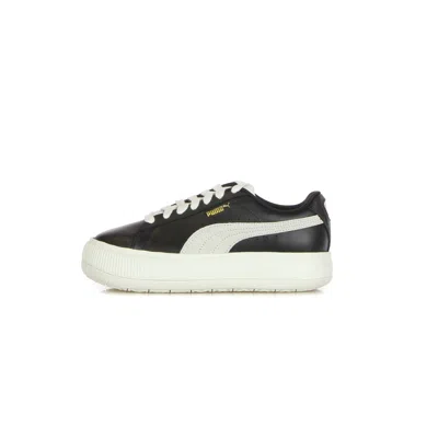 PUMA WOMEN'S LOW SHOE SUEDE MAYU' LEATHER BLACK/MARSHMALLOW