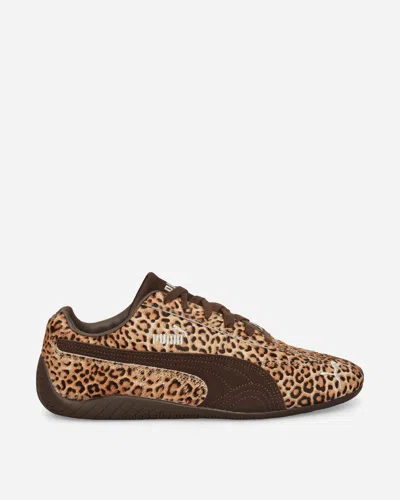 PUMA Women s Speedcat Wild Sneakers Chocolate / Warm White