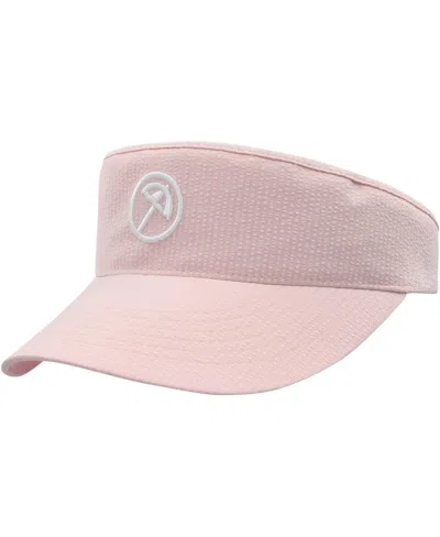 PUMA WOMEN'SÂ PINK ARNOLD PALMER INVITATIONAL SEERSUCKER ADJUSTABLE VISOR HAT