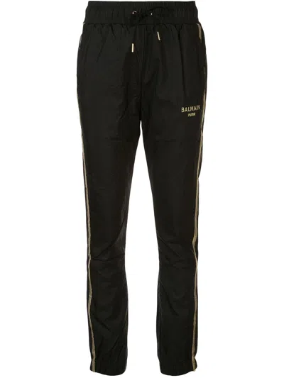 PUMA X BALMAIN SIDE-STRIPE TRACK PANTS
