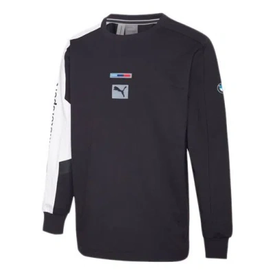 PUMA PUMA x BMW Crossover Racing Series Casual Sports Pullover Round Neck Black