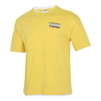 PUMA PUMA x Britto T-Shirt 'Yellow White Black'