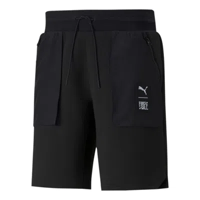 PUMA PUMA X First Mile Double Knit Cargo Shorts 'Black'