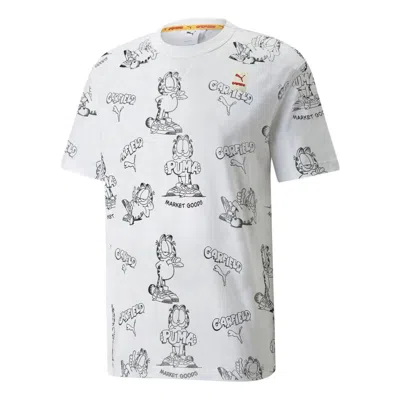PUMA PUMA x GARFIELD Printed Tee 'White'