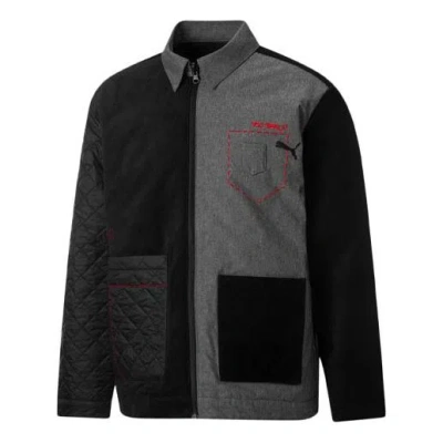 PUMA PUMA x Michael Lau Crossover Cardigan Casual Sports Reversible Jacket Black