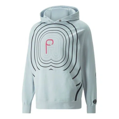 PUMA PUMA x PRONOUNCE Crossover Casual Sports Breathable Long Sleeves Couple Style Light Blue