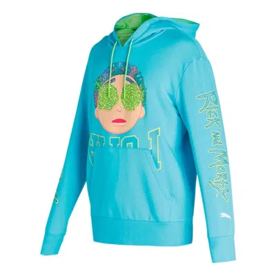 PUMA PUMA X Rick And Morty Basketball Hoodie 'Blue'