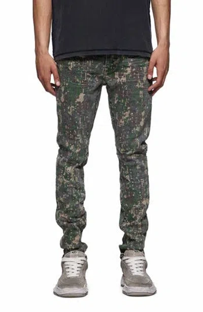 PURPLE BRAND PURPLE BRAND MILITAIRE BUCKSHOT CAMO SKINNY JEANS