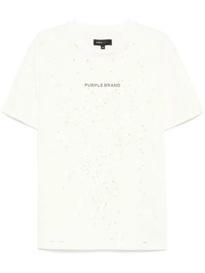PURPLE BRAND RIPPED T-SHIRT