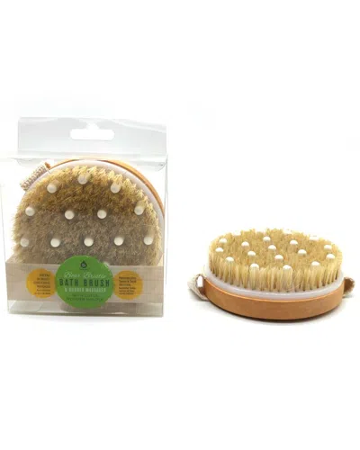PURSONIC PURSONIC BOAR BRISTLE BATH BRUSH & RUBBER MASSAGER