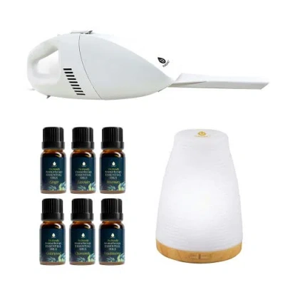 PURSONIC PURSONIC PET & CHILL ESSENTIALS PET-FRIENDLY OILS, USB DIFFUSER & CAR VACUUM
