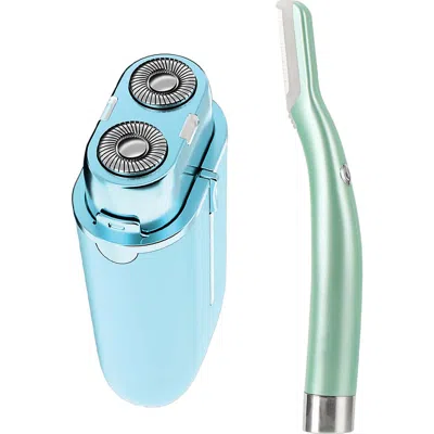 PURSONIC SMOOTH RADIANCE BUNDLE PRECISION DERMAPLANING HAIR REMOVER TOOL & PURSONIC PAINLESS ELECTRIC SHAVER