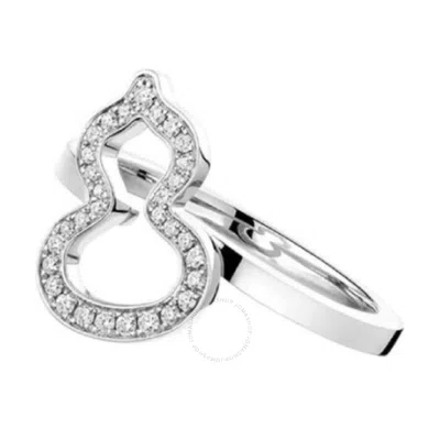 QEELIN QEELIN WULU PETITE 18K WHITE GOLD DIAMOND RING