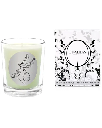 QUALITAS QUALITAS CANDLES DESERT LIME 6.5OZ BEESWAX CANDLE