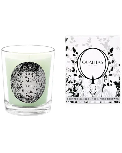 QUALITAS QUALITAS CANDLES EARTH 6.5OZ BEESWAX CANDLE