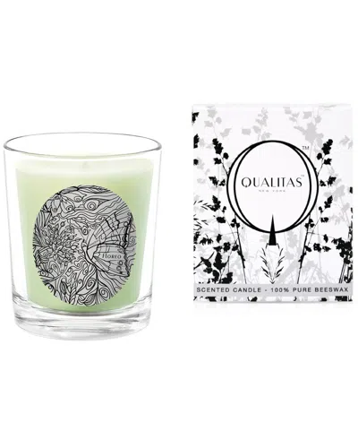 QUALITAS QUALITAS CANDLES FLOREO 6.5OZ BEESWAX CANDLE