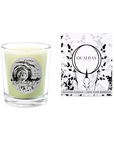 QUALITAS QUALITAS CANDLES FRESH MOWN HAY 6.5OZ BEESWAX CANDLE