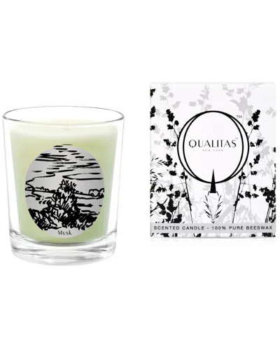 QUALITAS QUALITAS CANDLES MUSC 6.5OZ BEESWAX CANDLE