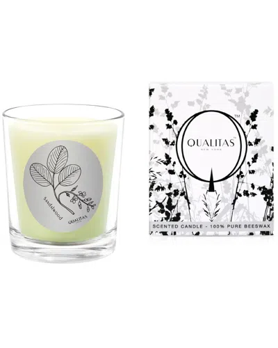 QUALITAS QUALITAS CANDLES SANDALWOOD 6.5OZ BEESWAX CANDLE