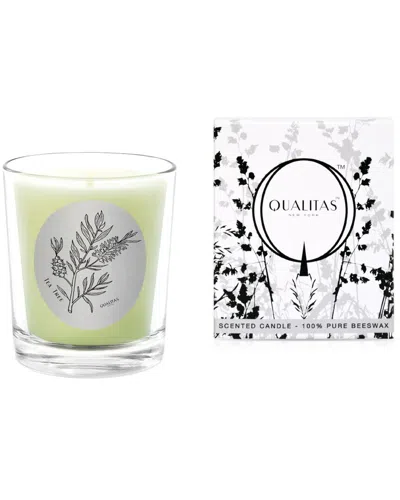 QUALITAS QUALITAS CANDLES TEA TREE 6.5OZ BEESWAX CANDLE
