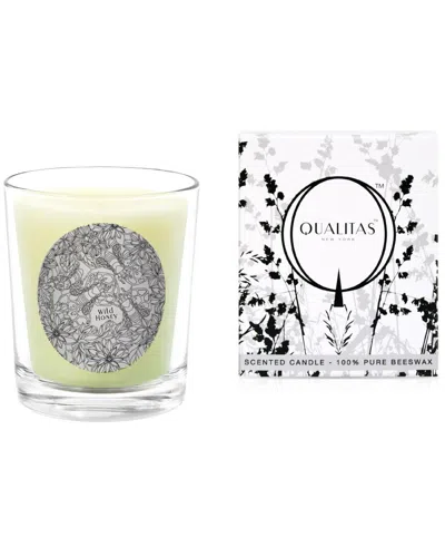 QUALITAS QUALITAS CANDLES WILD HONEY 6.5OZ BEESWAX CANDLE