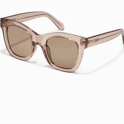 QUAY WOMEN'S AFTER HOURS 51MM SQUARE SUNGLASSES IN DOE CLEAR