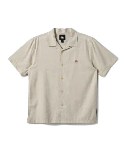 QUIKSILVER MEN'S FLECKY ISLAND WOVEN SHIRT
