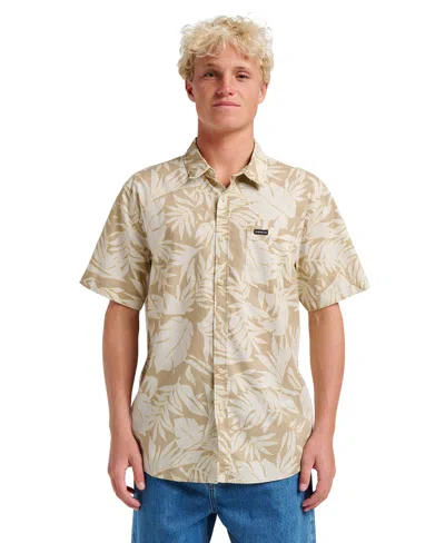 QUIKSILVER MEN'S PALM TRIP CLASSIC SHORT SLEEVE SHIRT