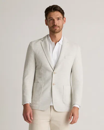 QUINCE MEN'S COTTON PIQUE KNIT BLAZER