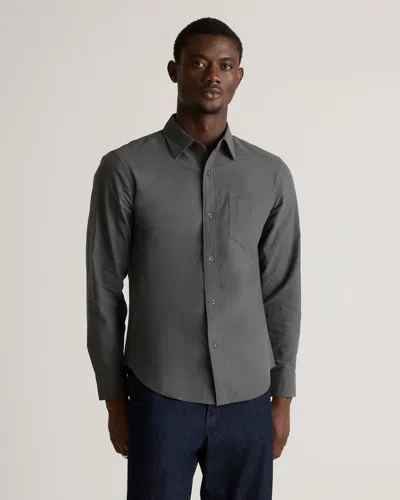 QUINCE MEN'S STRETCH TEXTURED TWILL SHIRT
