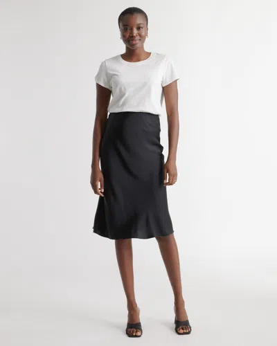 QUINCE WOMEN'S 100% WASHABLE SILK SKIRT