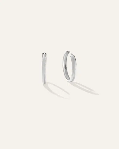 QUINCE WOMEN'S 14K GOLD BOLD HOOP EARRINGS