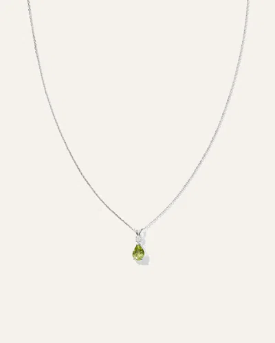 QUINCE WOMEN'S 14K GOLD DIAMOND & SEMI-PRECIOUS GEMSTONE DROP NECKLACE