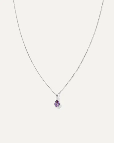QUINCE WOMEN'S 14K GOLD DIAMOND & SEMI-PRECIOUS GEMSTONE DROP NECKLACE