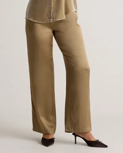 QUINCE WOMEN'S DRAWSTRING WIDE LEG PANTS